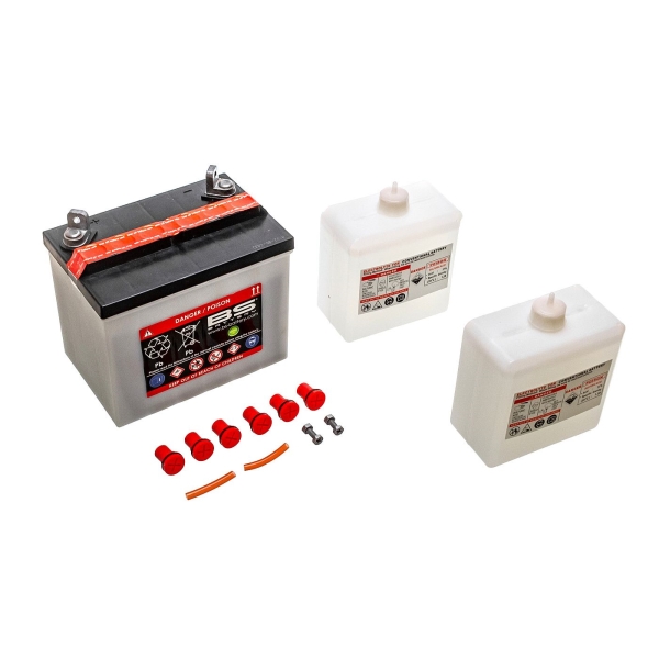 Akumulátor s kyselým elektrolytem rozměr 196 mm x 131 mm x 184 mm 12V 24Ah Pravý plus