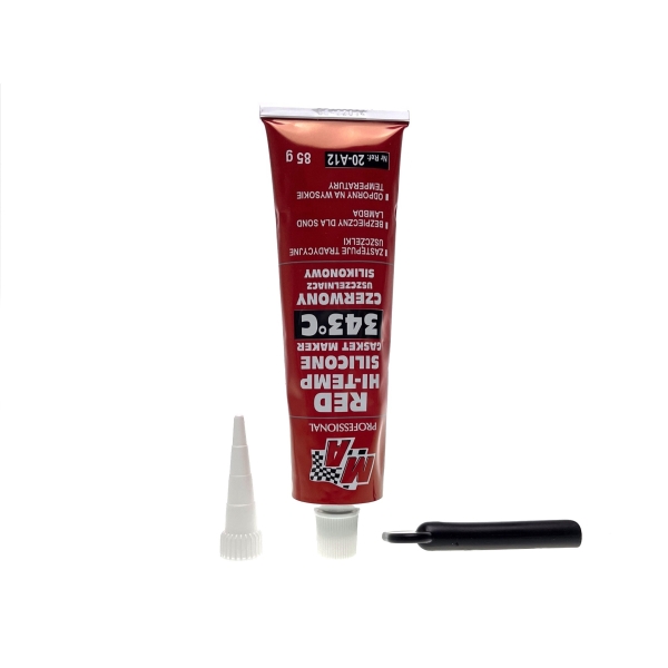 Červený silikónový tmel +343°C 85 g pre Stihl 017 018 MS180 MS181 MS250 MS280 Husqvarna 136 137 141 435 Partner 351 371 391 420