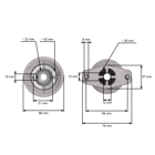 Držák žacího nože pro motorové sekačky Stihl Viking (OEM 61187025001)