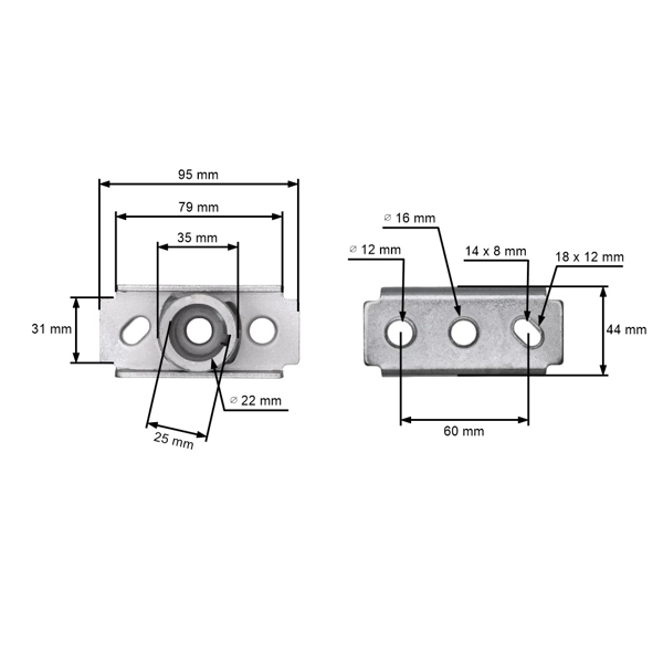 Držiak žacieho noža pre čínske kosačky a kosačky z hobbymarketov NAC C 400I