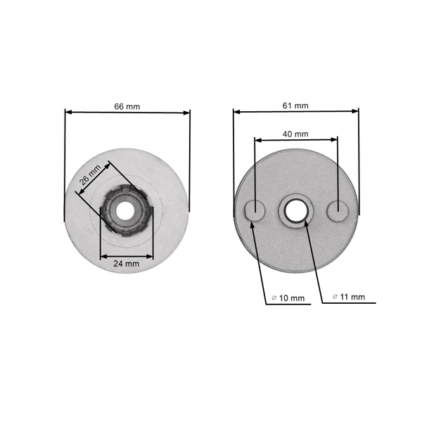 Držiak žacieho noža pre Husqvarna Jonsered Flymo Partner McCulloch MEP Marazini (OEM 581843101 531207848 10 2952 00 10 8313 00 10295200)