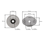 Držiak žacieho noža pre Husqvarna Jonsered Partner McCulloch Craftsman Poulan (OEM 532432279 583478001 432279)