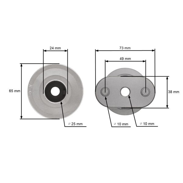 Držiak žacieho noža pre Husqvarna Jonsered Partner McCulloch Craftsman Poulan (OEM 532432279 583478001 432279)