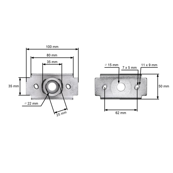 Držiak žacieho noža pre záhradné čínske kosačky a kosačky z hobbymarketov DAYE DYM