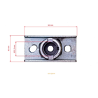 Držiak žacieho noža pre záhradné čínske kosačky a kosačky z hobbymarketov FAWORYT NAC URSUS LIDER GYK46 GYK51