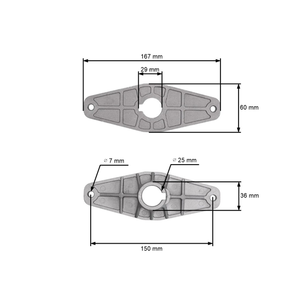 Držiak žacieho noža pre záhradné traktory AL-KO Alko T13-82HD T13-85SD T14-102SD T15-102 T16-102 T18-102 (OEM 514176 SL514176)