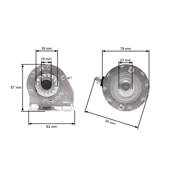Elektický startér pro motory Briggs & Stratton 16,0 PS 18,0 PS Cub Cadet GT2521 LT2180 John Deere M143512 (OEM 691564 808106 693469)