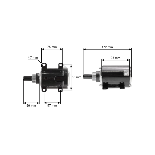 Elektický startér pro motory Tecumseh (OEM 33605 35763 35763A 36463 36680)