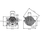 Elektrický štartér pre motory Loncin LC2P82F (OEM 270360146-0001)