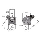 Elektrický startér pro motory Zongshen GB1000 (OEM 100098108)