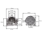 Elektrický startér pro motory Zongshen XP620 výkon 17,6 PS (OEM 100009805)