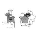 Elektrický startér pro motory Zongshen XP680 GB680 (OEM 100009806)