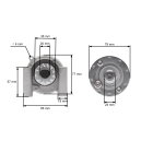 Elektrický startér pro zahradní traktory Kohler C12-5 Cub Cadet Toro 264-6 264H 312-8 Kohler 12,5 PS (OEM 12-098-05 12-092-05 12-092-05)