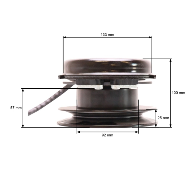 Elektromagnetická spojka pre záhradné traktory MTD 1440 1641 2182 LTX1042 CubCadet LT1040 LT1045 originálny diel Warner (OEM 717-04163A 917-04163A 5217-32)