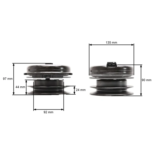Elektromagnetická spojka pro zahradní traktory AlkoT13 T15 T17 Castelgarden TC92 TC102 (OEM 464115 514876 118399061/0)