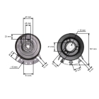 Elektromagnetická spojka pro zahradní traktory AlkoT13 T15 T17 Castelgarden TC92 TC102 (OEM 464115 514876 118399061/0)
