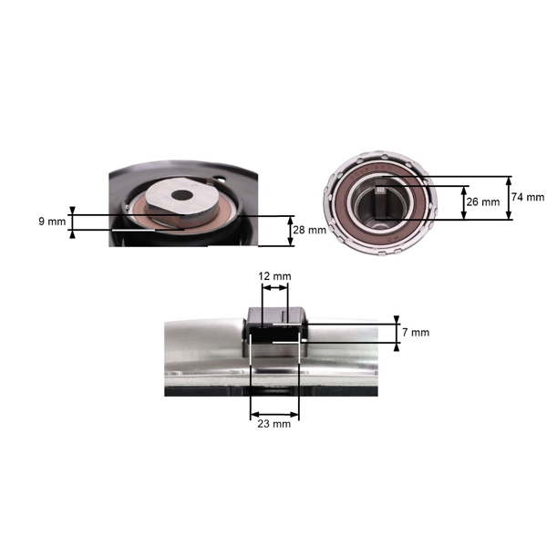 Elektromagnetická spojka pro zahradní traktory Husqvarna Jonsered Poulan Ariens Axxom Elektrolux John Deere MTD Viking (OEM 00574200)