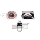 Elektromagnetická spojka pro zahradní traktory Husqvarna Jonsered Poulan Ariens Axxom Elektrolux John Deere MTD Viking (OEM 532160889 892595)