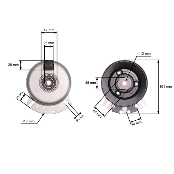 Elektromagnetická spojka pro zahradní traktory Husqvarna Jonsered Poulan Ariens Axxom Elektrolux John Deere MTD Viking (OEM 532160889 892595)