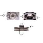 Elektromagnetická spojka pro zahradní traktory Husqvarna Jonsered Poulan AYP ROPER Castelgarden Etesia Honda Simplicity Stiga (OEM 532145028)
