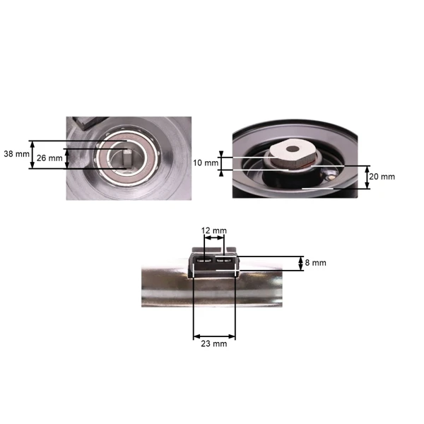 Elektromagnetická spojka pro zahradní traktory Husqvarna Jonsered Poulan AYP ROPER Castelgarden Etesia Honda Simplicity Stiga (OEM 532145028)