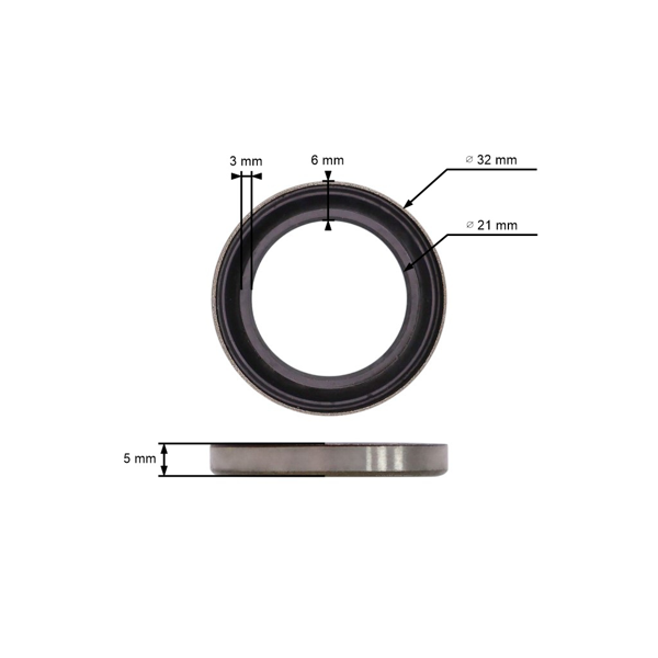 Gufero pro motory Briggs & Stratton Classic Sprint Quatro Quantum výkon 2,0 PS - 5,0 PS (OEM 27676 299819 89660)