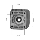 HS PARTS kompletní válec s pístem pro křovinořezy Stihl FR350 FR450 FR480 FR480C FS400 FS450 FS480 SP451 SP481 44 mm (OEM 41280201202)