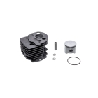 HS PARTS kompletní válec s pístem pro motorové pily Husqvarna 51 55 55 Rancher 45 mm (OEM 503168301)
