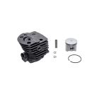 HS PARTS kompletní válec s pístem pro motorové pily Husqvarna 51 55 55 Rancher 45 mm (OEM 503168301)