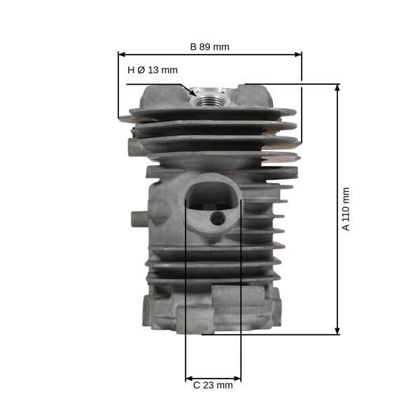 HS PARTS kompletní válec s pístem pro motorové pily OLEO-MAC Oleomac 937 GS370 Efco 137 38 mm (OEM 50182005A)