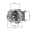 HS PARTS kompletní válec s pístem pro motorové pily OLEO-MAC Oleomac 937 GS370 Efco 137 38 mm (OEM 50182005A)