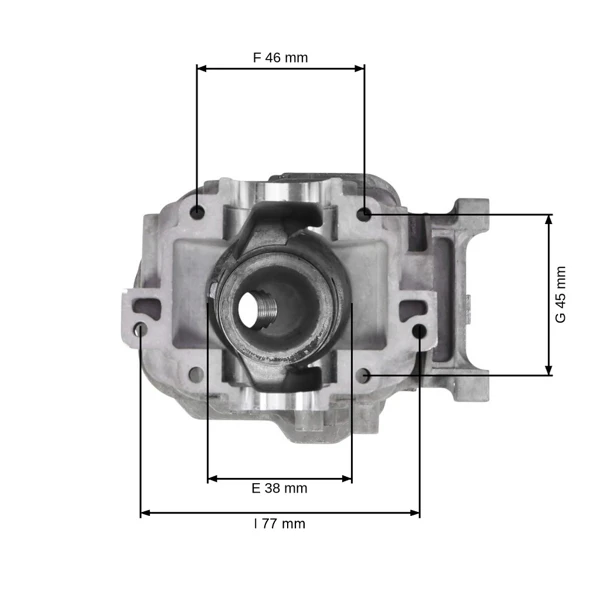 HS PARTS kompletní válec s pístem pro motorové pily OLEO-MAC Oleomac 937 GS370 Efco 137 38 mm (OEM 50182005A)