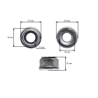 HS PARTS matice převodové hlavy pro křovinořezy S160 FS180 FS220 FS220K FS280 FS280K FS290 FS300 FS350 FS380 FS310 FS400 FS450 FS480 (OEM 41196427600)