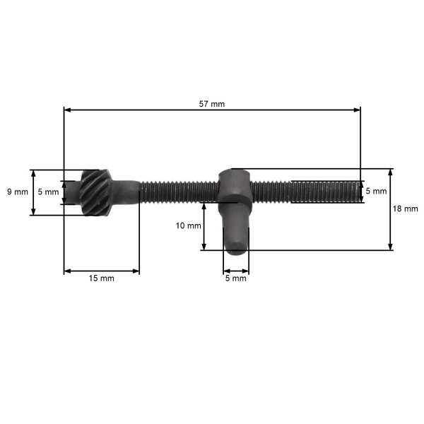 HS Parts napínák řetězu pro motorové čínské pily obsah motoru 45 ccm 52 ccm 58 ccm
