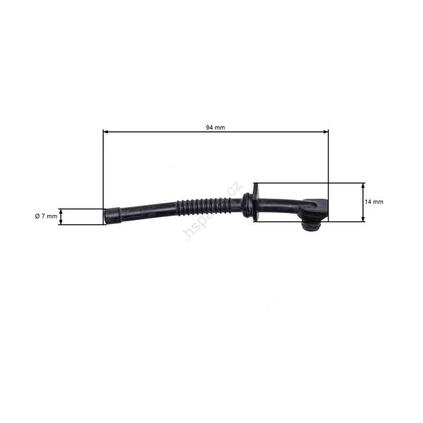 HS PARTS olejová hadička pro motorové pily Stihl  018 MS170 MS180 (OEM 11306479400)