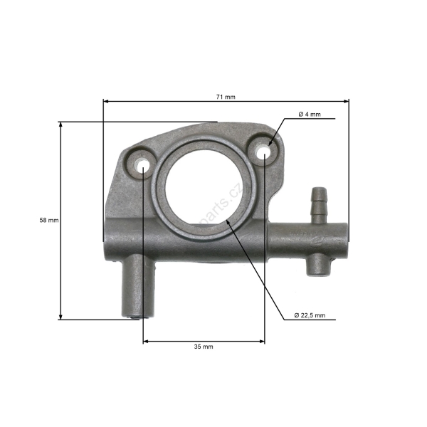HS Parts olejové čerpadlo pro motorové pily Oleo Mac 940C 941CX 947 952 (50170051AR)