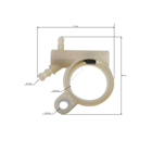 HS PARTS olejové čerpadlo pro motorové pily Stihl MS231 MS251 MS231 C MS231 2-Mix MS251-2Mix (OEM 11436403201)