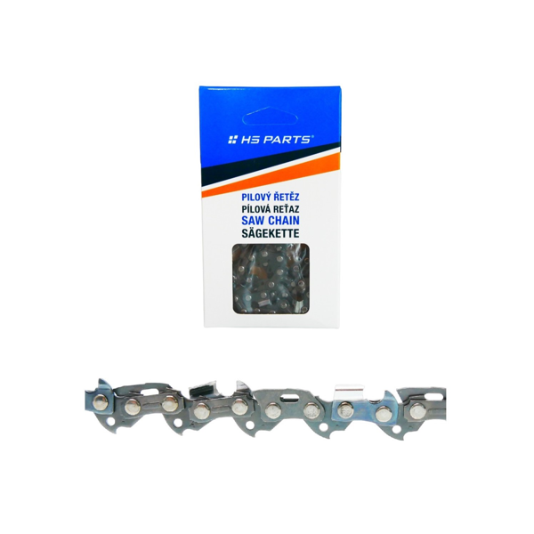 HS PARTS pílová reťaz 3/8" .043" (1,1 mm) 44 článkov hranatý zub pre Stihl 017 018 019T MSE140 MS170 MS171 MS180 MS181 MS190 MS191T MS192 HT70 HT75 HT100 HT101