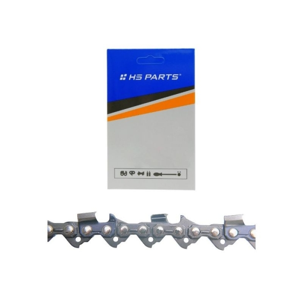 HS PARTS pílová reťaz 3/8" .050" (1,3 mm) 56 článkov hranatý zub pre Husqvarna 246 254 262 345 357 455 460 555 560 Jonsered 2054 CS2260 Dolmar 111 112 115 PS540 Solo 613 614 650 Oleomac 162 956 962