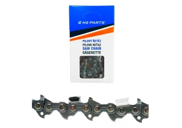 HS PARTS pílová reťaz 3/8" .063" (1,6 mm) 76 článkov hranatý zub pre Stihl 030 040 044 046 MS360 MS361 MS362 MS380 MS390 MS440 MS441 MS460 MS461 MS660 MS661 MS880