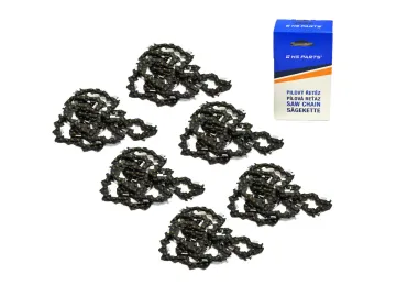 HS PARTS pílová reťaz .325" .050" (1,3 mm) 72 článkov hranatý zub 5+1 zadarmo pre Husqvarna 36 55 136 154 257 262 346 357 435 445 460 Jonsered 2054 2152 CS2149W Dolmar 109 111 112 116 Oleomac 938 947 952 962 Solo 639 651 665