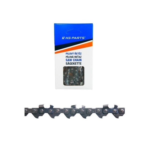 HS PARTS pilový řetěz 1/4" .043" (1,1 mm) 64 článků kulatý zub pro Stihl 017 018 MS170 MS180 MS MS150 MS150T MS151T MS193T MS194T MSA60 MSA70 MSA120 MSA160 MSA200 HT100 HT101 HT130 HT131 HT56 HTE60