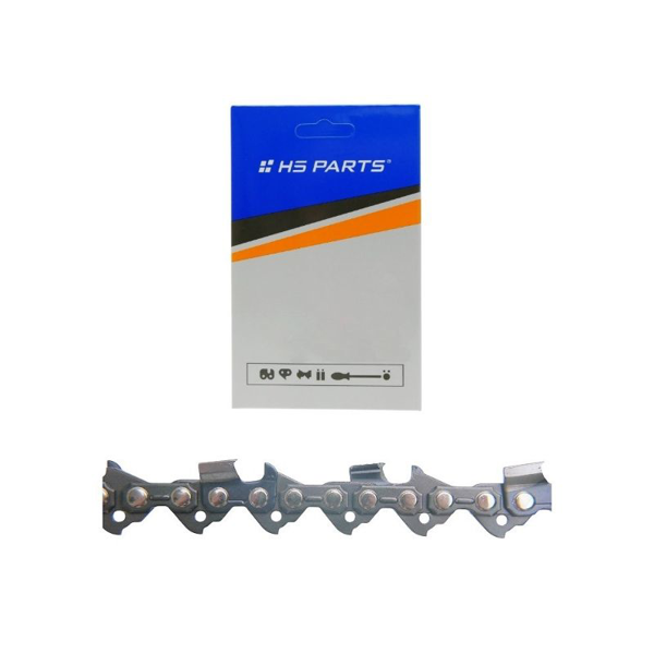 HS PARTS pilový řetěz 3/8" .050" (1,3 mm) 64 článků hranatý zub pro Husqvarna 246 254 262 345 357 455 460 555 560 Jonsered 2054 CS2260 Dolmar 111 112 115 PS540 Solo 613 614 650 Oleomac 162 956 962