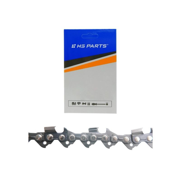 HS PARTS pilový řetěz 3/8" .050" (1,3 mm) 72 článků hranatý zub pro Husqvarna 246 254 262 345 357 455 460 555 560 Jonsered 2054 CS2260 Dolmar 111 112 115 PS540 Solo 613 614 650 Oleomac 162 956 962