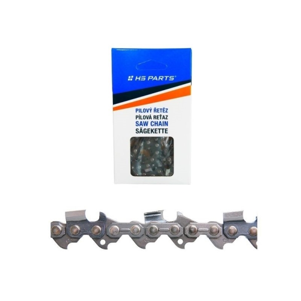 HS PARTS pilový řetěz 3/8" .058" (1,5 mm) 76 článků hranatý zub pro Husqvarna 66 162 181 266 268 362 365 372XP 380 385 390XP 394XPG 555 560XP 562 570 572 575XP 576XP