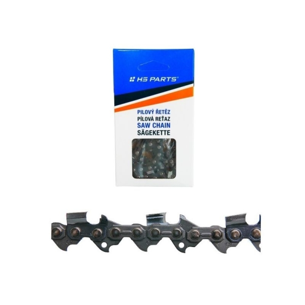HS PARTS pilový řetěz 3/8" .058" (1,5 mm) 91 článků hranatý zub pro Husqvarna 66 162 181 266 268 362 365 372XP 380 385 390XP 394XPG 555 560XP 562 570 572 575XP 576XP