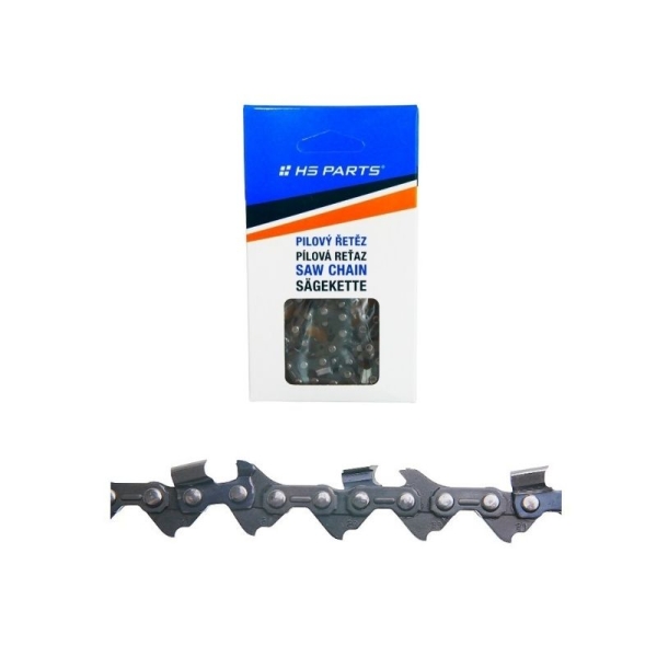 HS PARTS pilový řetěz .325" .043" (1,1 mm) 46 článků kulatý zub pro Husqvarna 330i 525i XP T535i XP 340i 540i T540i XP