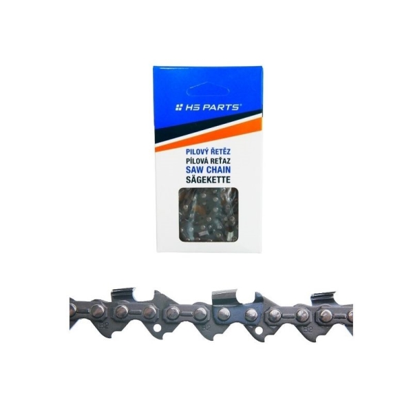 HS PARTS pilový řetěz na podélné řezání .325" .058" (1,5 mm) 64 článků kulatý zub pro výrobu fošen a prken vhodné pro Husqvarna 36 40 42 45 51 55 240 242 254 257 262 338XPT 340 345 346 351 353 359 435 445 450 455 460