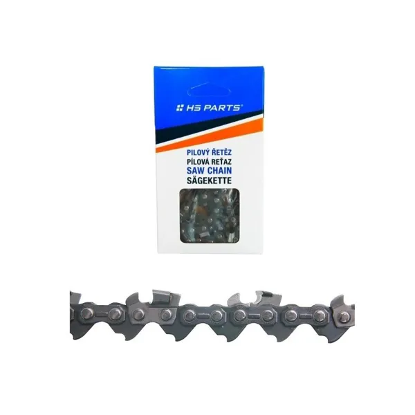 HS PARTS pilový řetěz na podélné řezání .325" .058" (1,5 mm) 72 článků kulatý zub pro Husqvarna 36 45 55 136 154 254 257 262 345 346 357 435 445 460 Jonsered 2054 2152 2155 CS2149W Dolmar 109 111 116 Oleomac 947 952 962