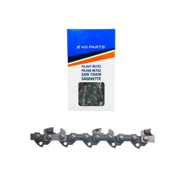 HS PARTS pilový řetěz s karbidovými hroty 3/8" .043" (1,1 mm) 44 článků hranatý zub pro Stihl 017 018 019T MSE140 MS170 MS171 MS180 MS181 MS190 MS191T MS192 HT70 HT75 HT100 HT101
